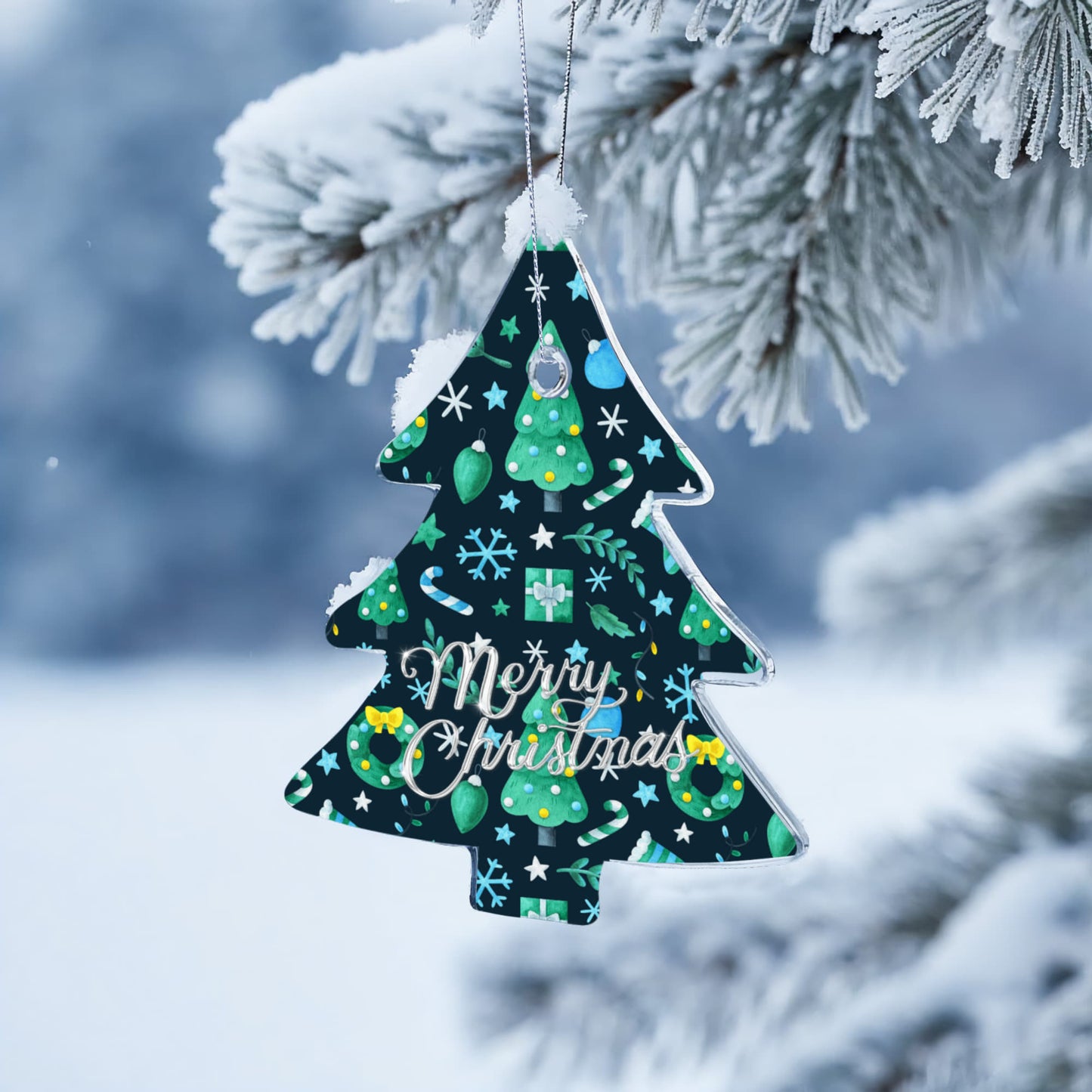 Winter Wonderland Christmas Tree Ornament Holiday Keepsake Gift