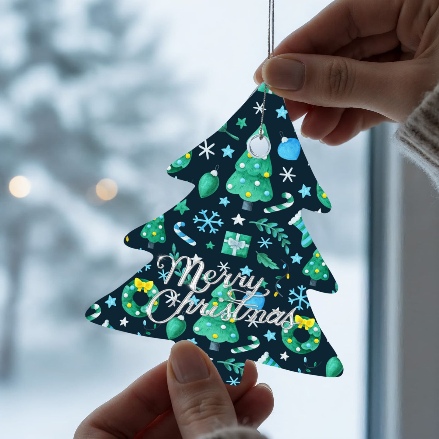 Winter Wonderland Christmas Tree Ornament Holiday Keepsake Gift