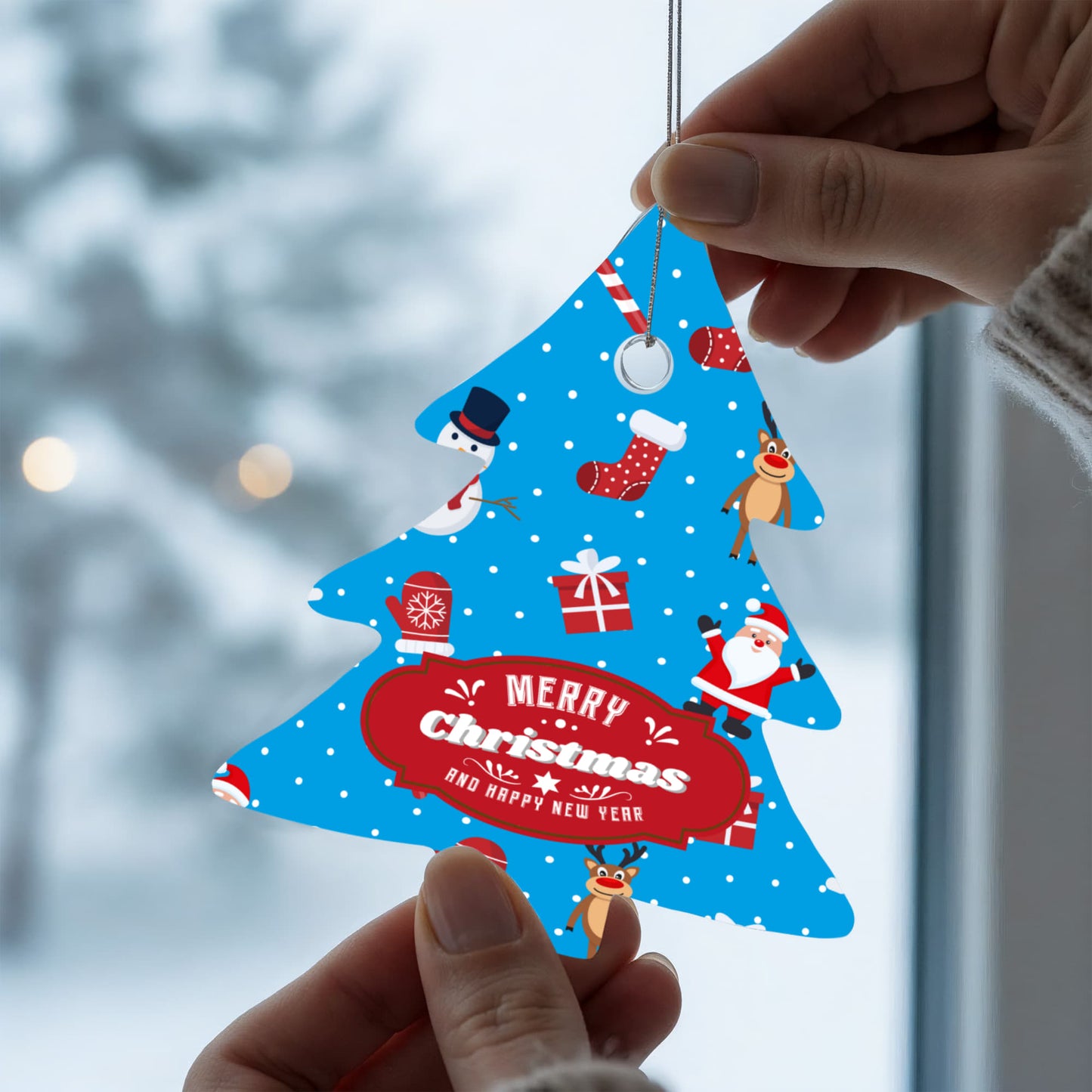 Merry Christmas And Happy New Year Ornament Keepsake
