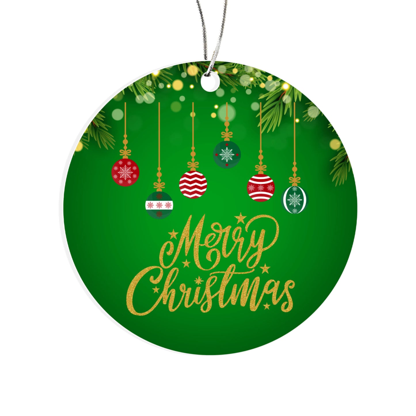 Merry Christmas Ornament Celebrating Cherished Holiday Family Traditions