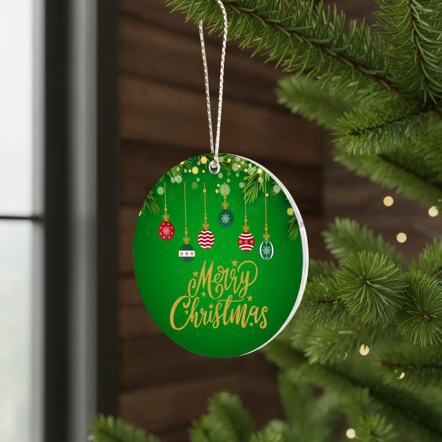 Merry Christmas Ornament Celebrating Cherished Holiday Family Traditions